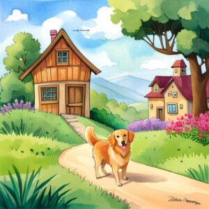 Free bedtime stories about dogs - Max and the Pawsome Haven: A Tale of Friendship and Unity