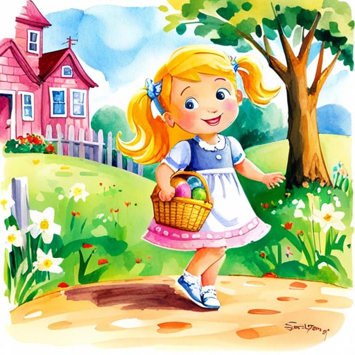 Free stories about easter - Sally's Easter Egg Hunt Adventure with Benny